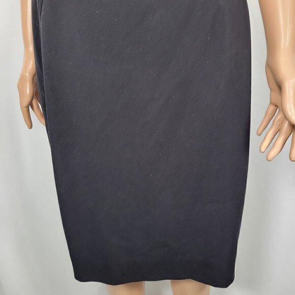 White House Black Market Women's Button Accent Back Slit Pencil Skirt Size 6 - Picture 4 of 12